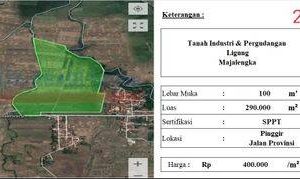 jual tanah industri strategis di ligung kabupaten majalengka
